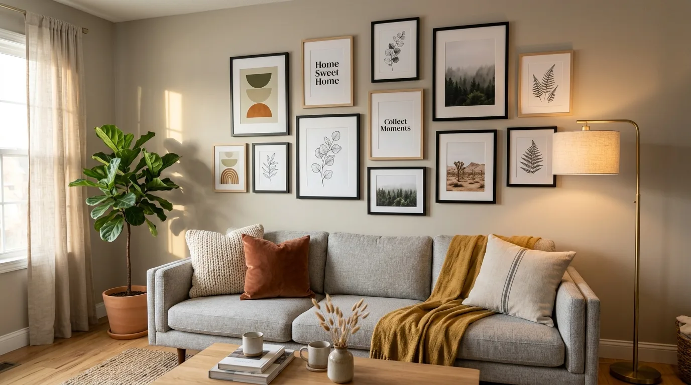 DIY Wall Art Hack for 10 budget-friendly home decor hacks that work